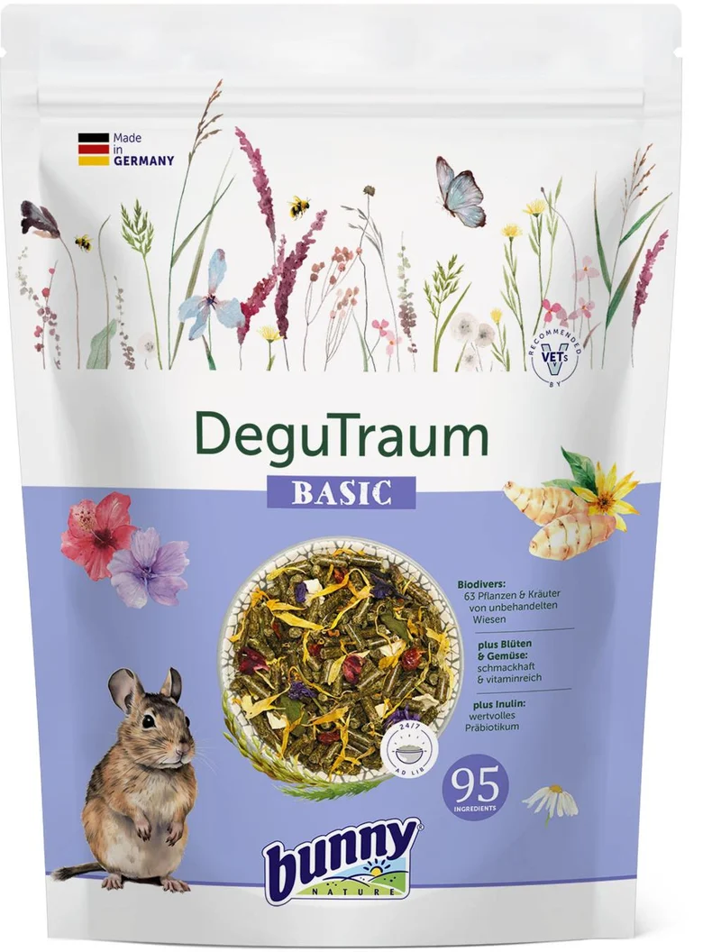 Cibo per Degu Bunny Sogno - Alimentazione Completa, 1,2 kg