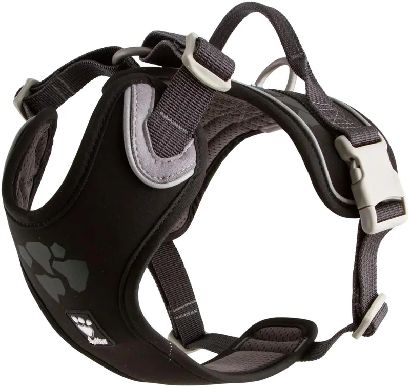 Pettorina Hurtta Weekend Warrior Nero per Cani - 45-60 cm