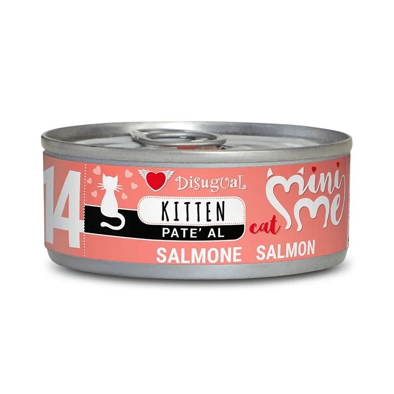 Disugual Gatto Minime (14) Kitten Salmone Lattina 85 g