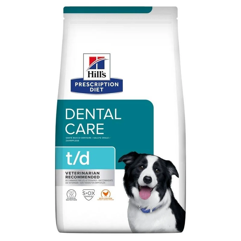 Hill's Prescription Diet t/d Dental Care - Crocchette Igiene Dentale Cani - 4 kg