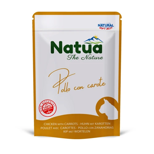 Natua cat buste Pollo e carote 70 gr