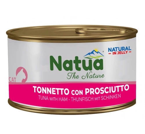 Natua cat tonnetto con prosciutto 150 gr
