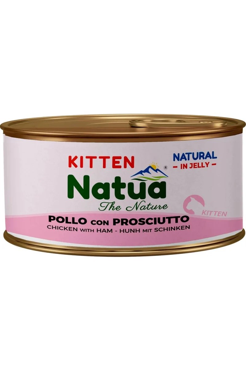 Natua jelly cat kitten pollo prosciutto 85 gr