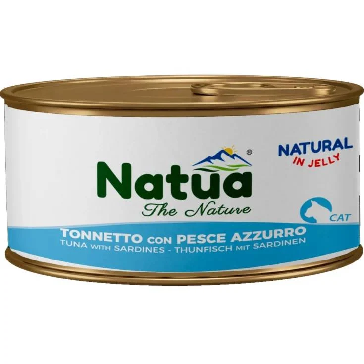 Natua jelly cat kitten tonnetto con pesc. Azz. 85 gr