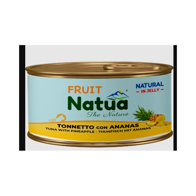 Natua cat jelly frutta Tonno con ananas 85 Gr