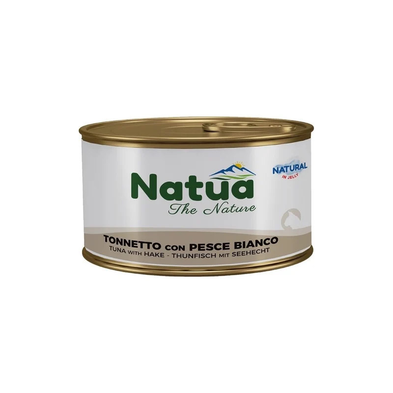 Natua jelly cat tonnetto con pesce bianco 85 gr