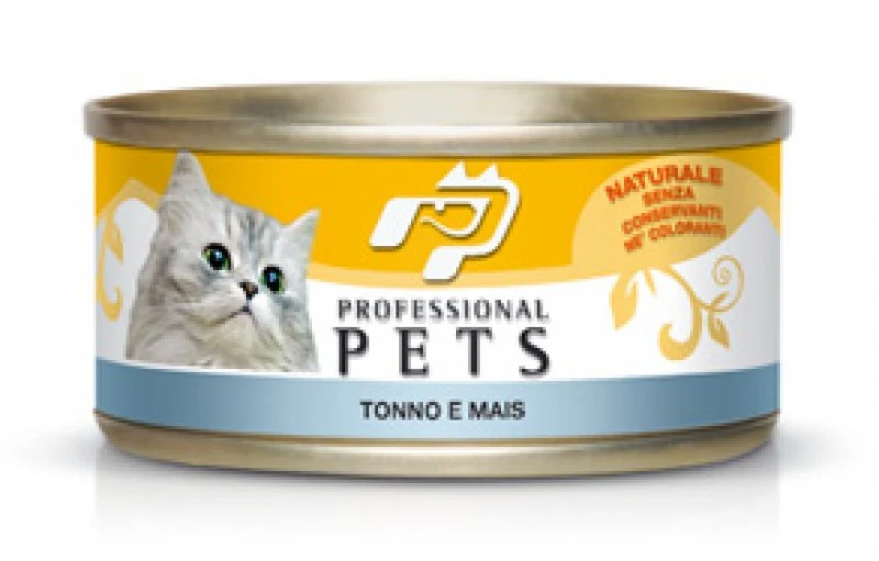 Pet Professional Gatto Adulto Tonno & Mais Lattina 70 g