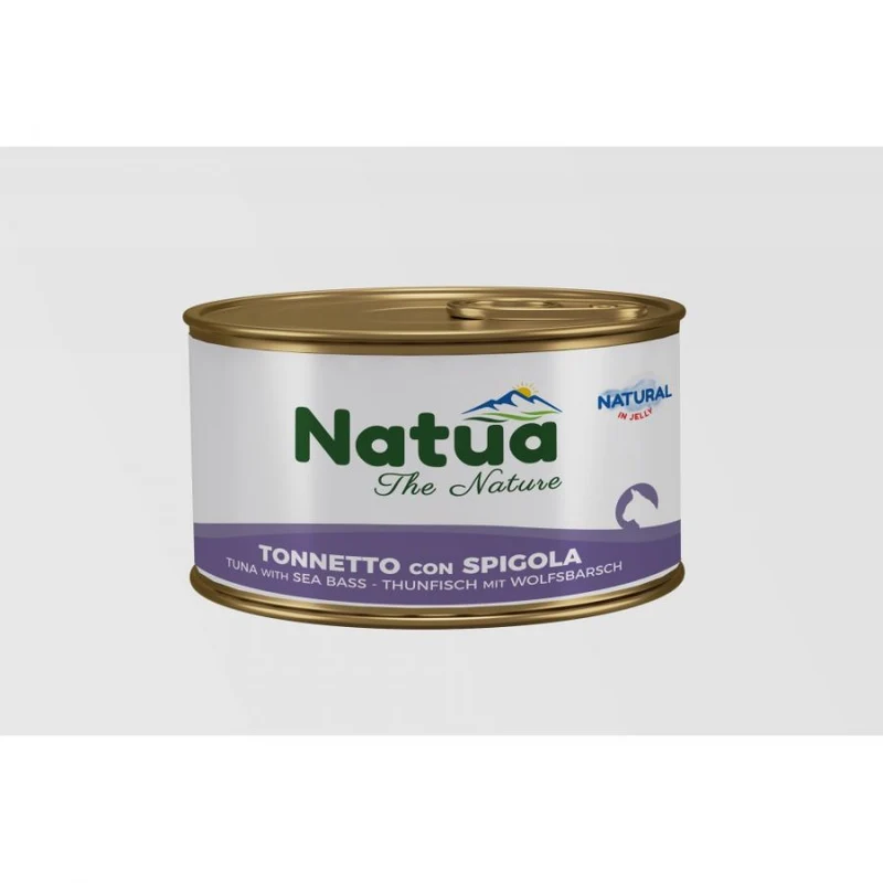 Natua jelly cat tonnetto con spigola 85 gr