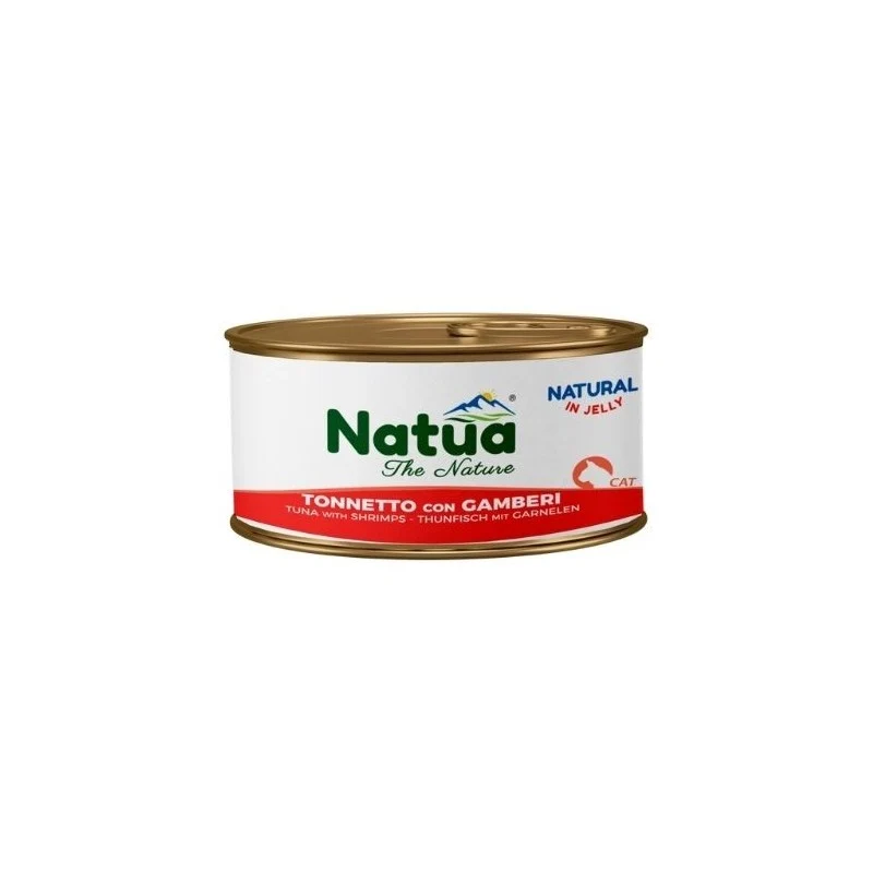 Natua Jelly Cat Tonnetto con Gamberetti - Umido Naturale Gatti - 85 g