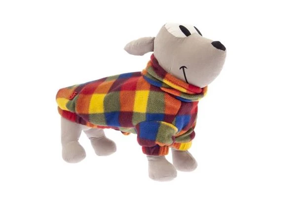 Cappottino in Pile Double Face Pila per Cani - Verde - 45 cm