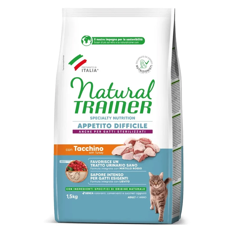 Trainer Gatto Specialty Nutrition - Appetito Difficile - Tacchino 1,5 kg