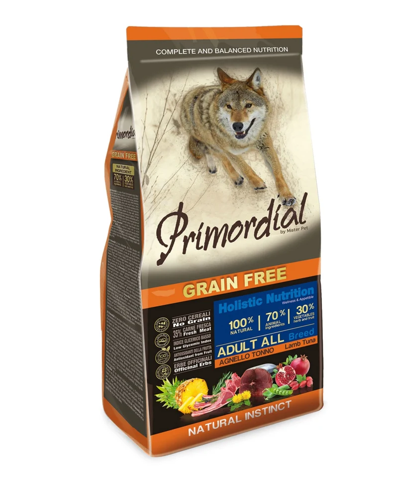Primordial Cane Adulto All Breeds Tonno & Agnello 12 kg
