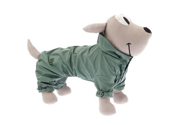 Impermeabile Piuma per Cani Ferribiella Ultra Leggero - Verde - 45 cm