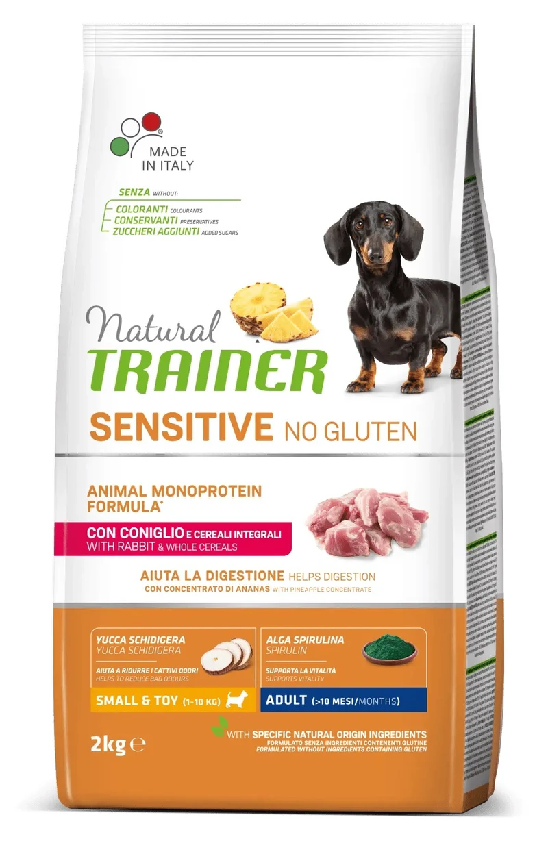 Trainer Cane Natural Sensitive Adulto Mini Coniglio 2 kg