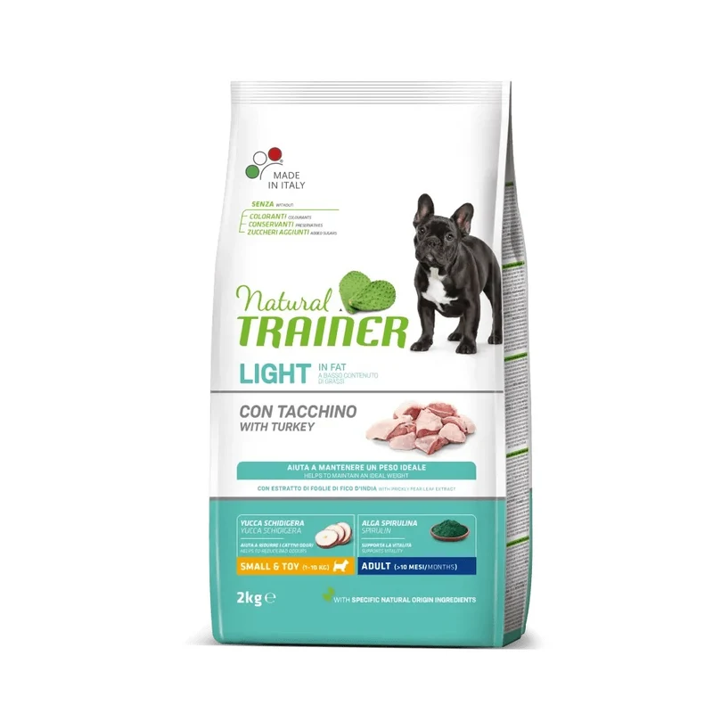 Trainer Cane Natural Light in Fat Small & Toy Tacchino 2 kg