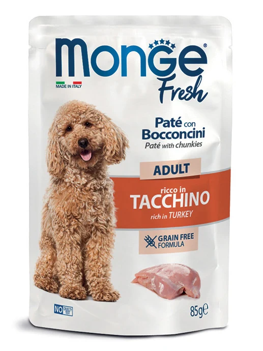 Monge Cane Fresh Busta Adulto Tacchino 85 g