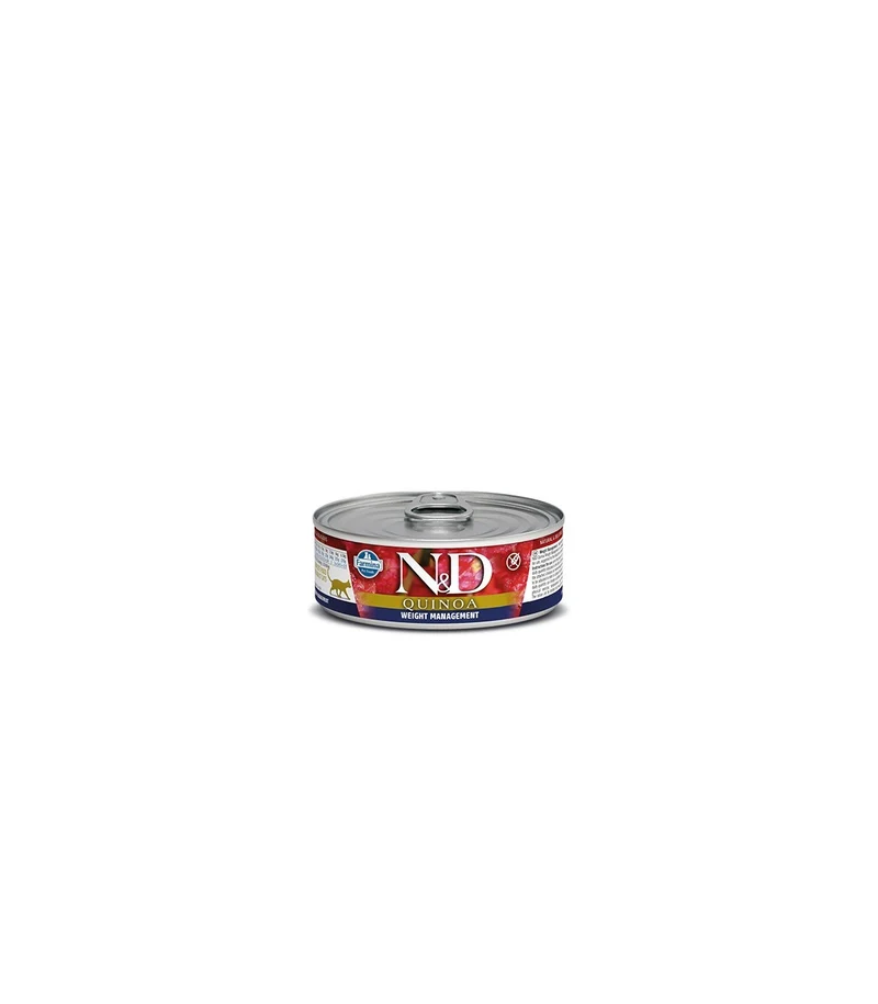 Farmina N&D Quinoa Weight Management Gatto - Umido Dietetico - 80 g