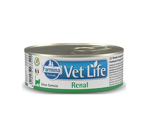 Farmina Vet Life Renal Cat - Alimento Umido Dietetico Gatti - 85 g