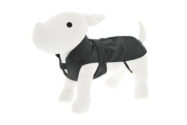 Mantella Impermeabile Pocket Tascabile per Cani - Nero - 90 cm