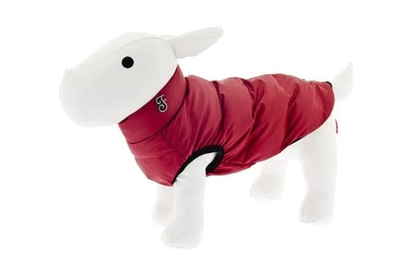 Piumino per Cani Modello Nuvola Ferribiella - Rosso - 36 cm