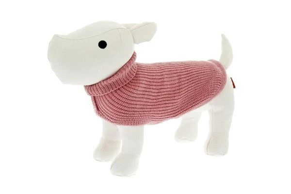 Cappottino Dolcevita Lux per Cani Ferribiella - Rosa - 55 cm