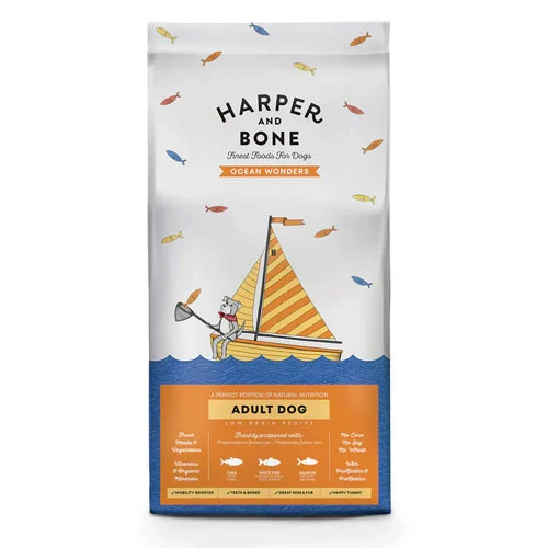 Harper & Bone Adult Ocean Wonders - Crocchette al Pesce per Cani - 2 kg