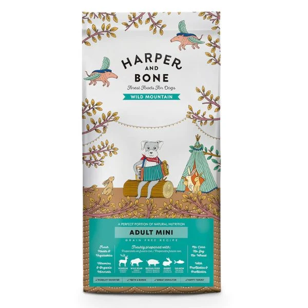 Harper & Bone Adult Mini Wild Mountain - Crocchette Anatra e Tacchino - 2 kg