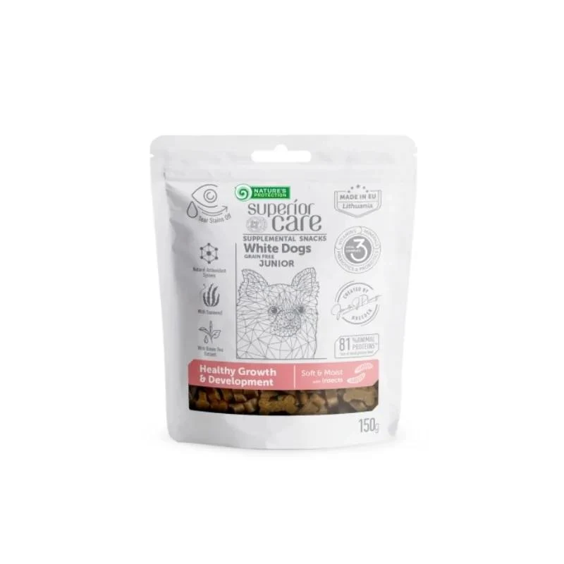 Nature's Protection Superior Care Snack White Dog Healthy Growth Junior - 150 g