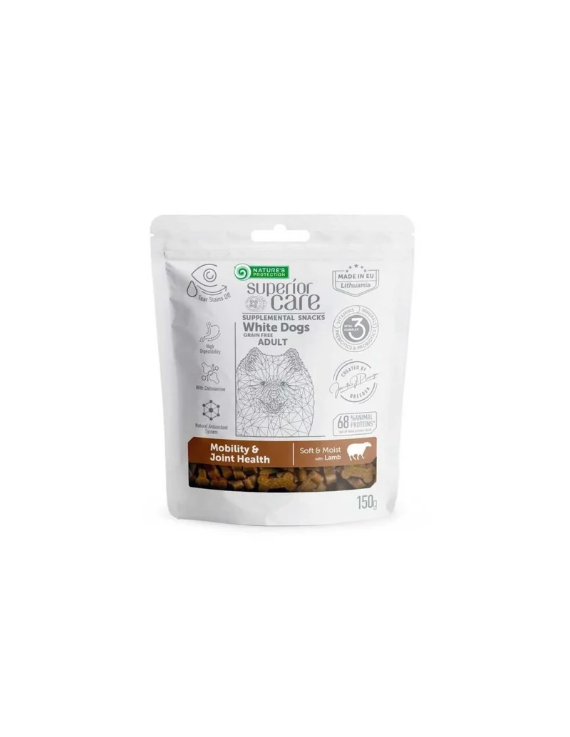 Nature's Protection Superior Care Snack White Dog Mobility & Joints - 150 g