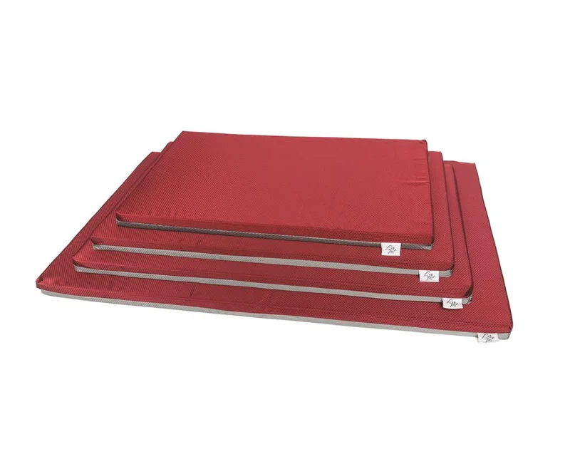 Materassino Marte Oxford Nido d'Ape per Cani - 50x80x4 cm Bordeaux