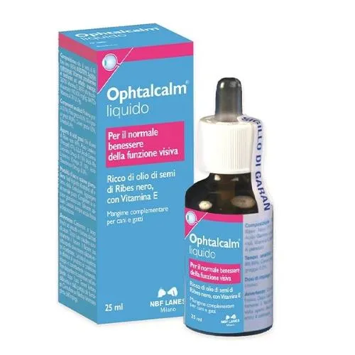 NBF Lanes Ophtalcalm - Gocce Oculari Protettive Cani e Gatti - 25 ml
