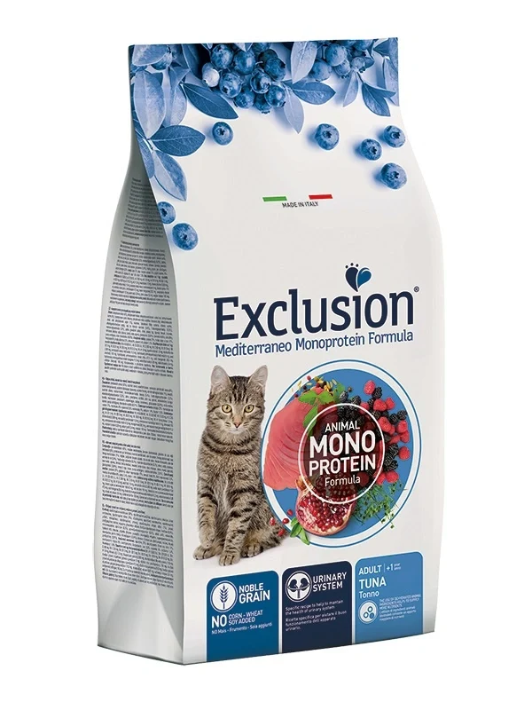 Exclusion Mediterraneo Adult Tonno - Crocchette per Gatti - 300 g