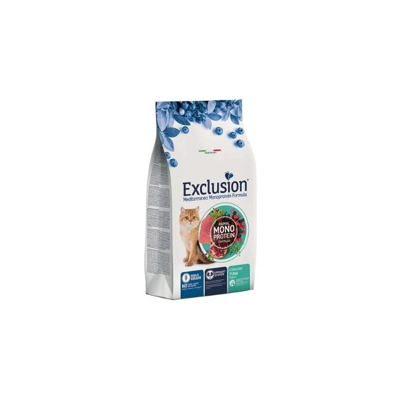Exclusion Mediterraneo Sterilized Tonno - Crocchette Gatto - 300 g