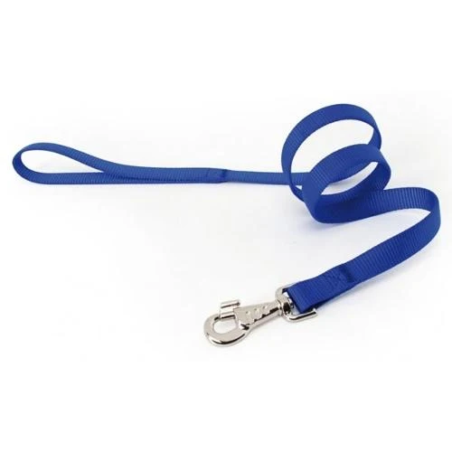 Guinzaglio in Nylon Leopet per Cani Taglia L - Blu - 120x2,5 cm
