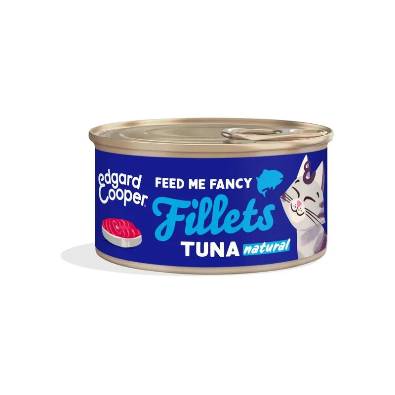 Edgard & Cooper Sfilaccetti Gatto Tonno Fresco in Brodo di Pesce - 70 g