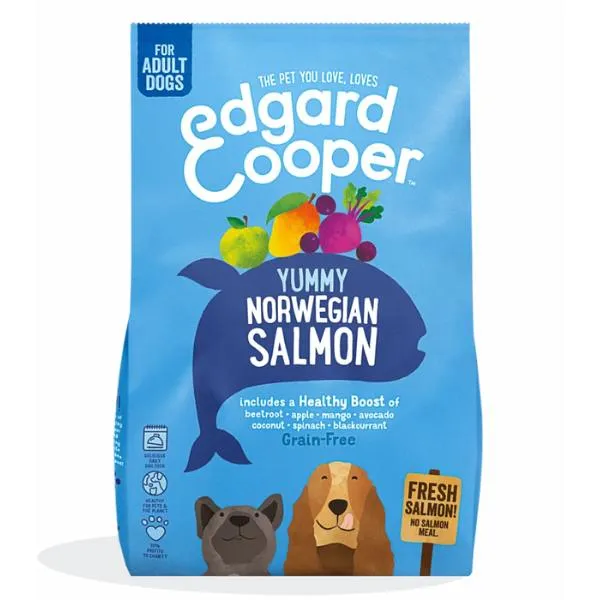 Edgard & Cooper Adult Salmone Norvegese - Crocchette Grain Free Cani - 700 g