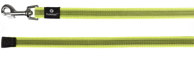 FLAMINGO CANE GUINZAGLIO EDUCATIVO "XENO" 20 MM x 5 MT GIALLO FLUO