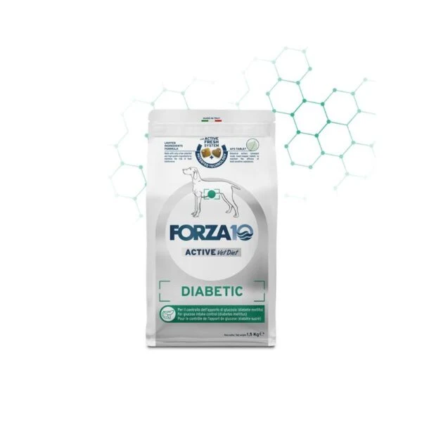 Forza 10 Diabetic - Crocchette Dietetiche per Cani Diabetici - 1,5 kg