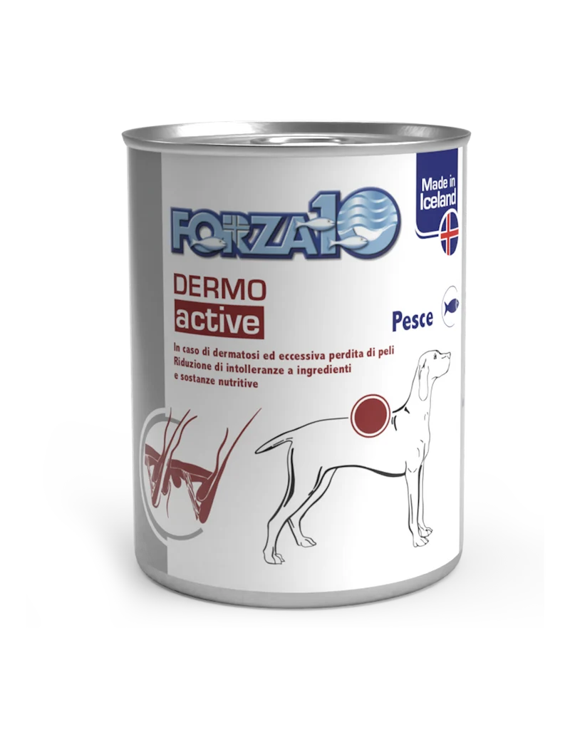 Forza 10 Actiwet Cane Dermo - Paté Dietetico per Problemi Cutanei - 390 g