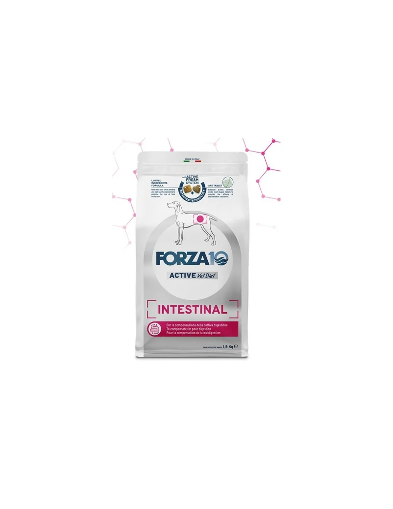 Forza 10 Active Intestinal - Crocchette Dietetiche al Pesce per Cani - 1,5 kg