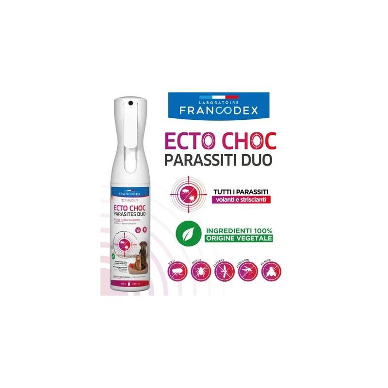 Zolux Ecto Choc Nebulizzatore Antiparassitario Cani e Gatti - 290 ml