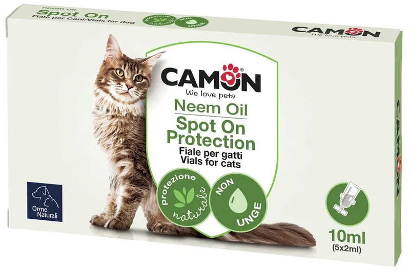 CAMON GATTO SPOT-ON PROTECTION FIALE OLIO DI NEEM CF. (5x2 ML)