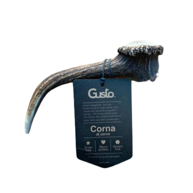 Corno di Cervo Intero per Cani - Masticativo Naturale Medium - 130-199 g