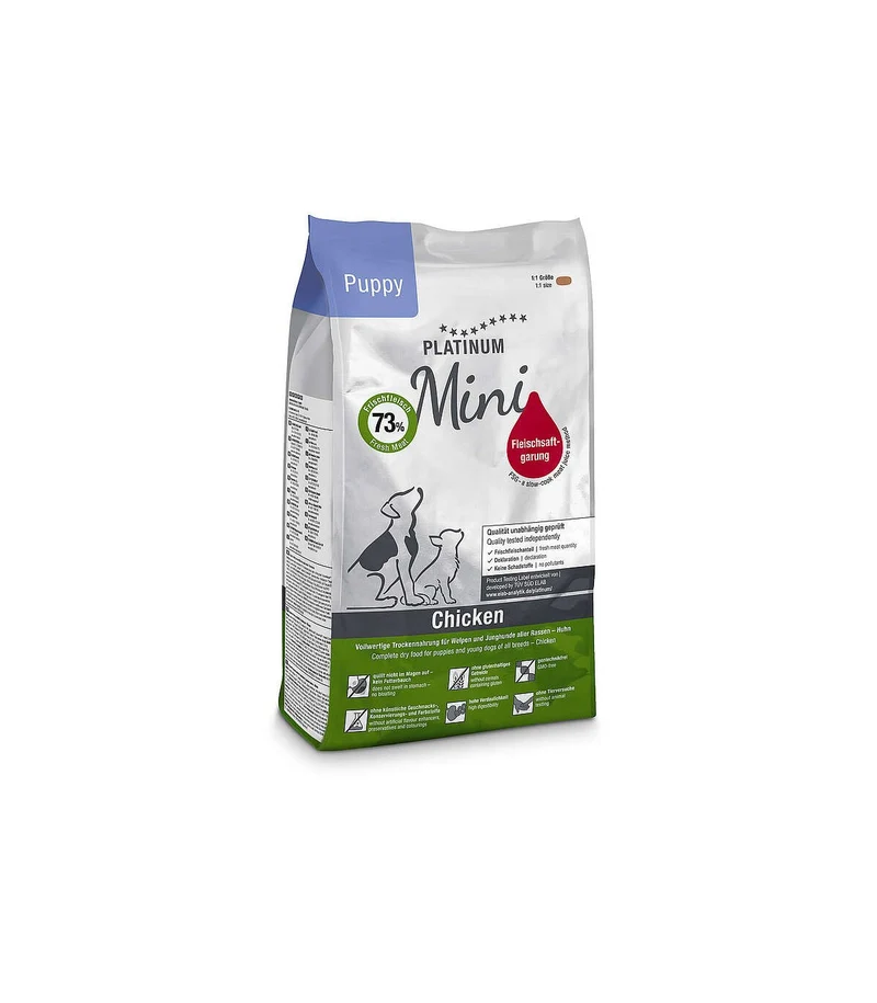 Platinum Puppy Mini Pollo - Crocchette Semi-Umide per Cuccioli - 900 g