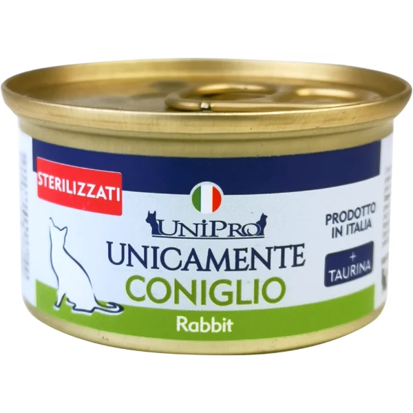 Unipro Unicamente Coniglio - Umido Monoproteico Gatti Sterilizzati - 85 g