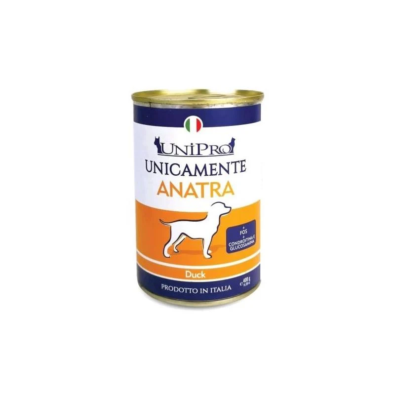 Unipro Unicamente Anatra Adult - Alimento Umido Monoproteico Cani - 400 g