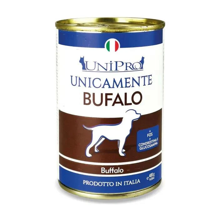 Unipro Unicamente Bufalo Adult - Alimento Umido Monoproteico Cani - 400 g