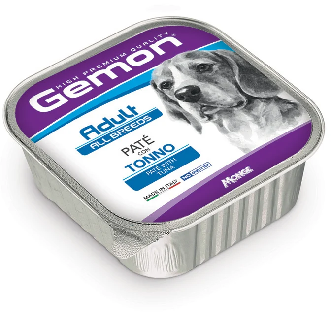 Gemon Cane Patè Adulto All Breeds Tonno Vaschetta 150 g