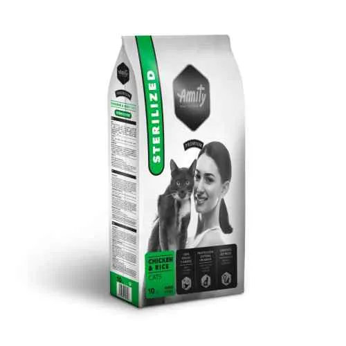 AMITY GATTO PREMIUM ADULTO STERILIZZATO POLLO 10 KG