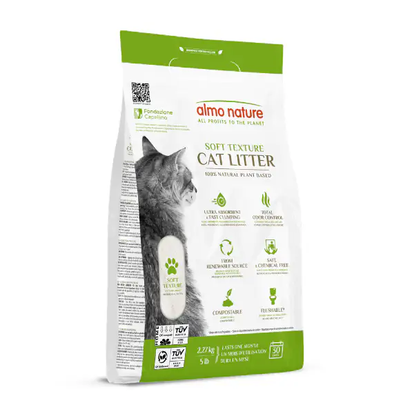 Almo Nature Natural Cat Litter Soft Texture lettiera vegetale